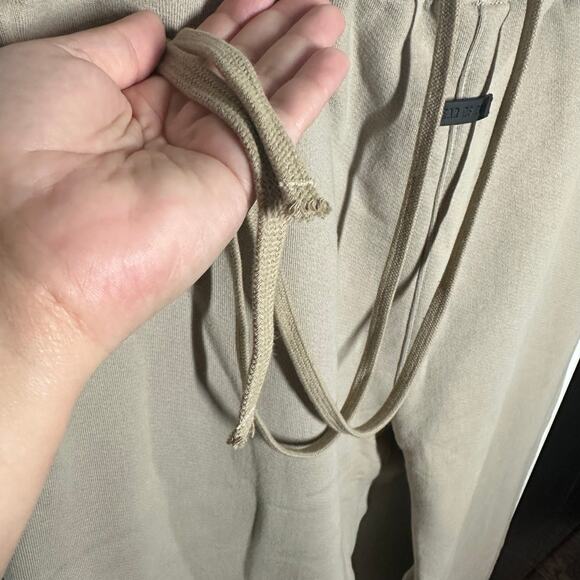 Fear of God Men's Beige Eternal Straight Leg Cotton Sweatpants Size XXL - Picture 5 of 16